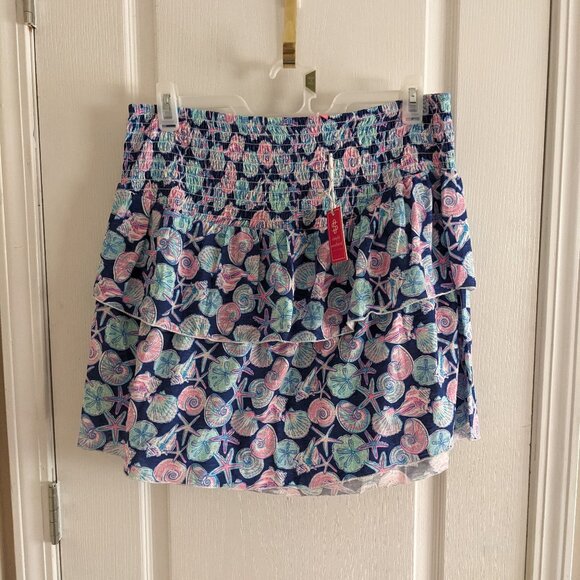 Simply Southern NWT Tiered Seashell Skirt Sz XXL - Picture 2 of 5
